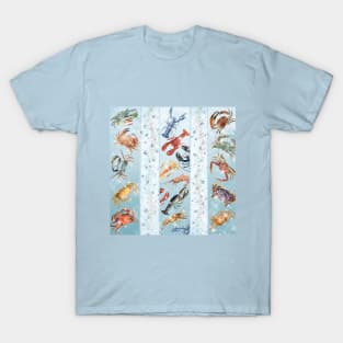 shellfish stripes T-Shirt